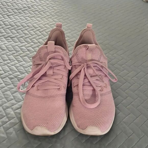 Adidas Lilac slip on memory foam shoes. Size 8 - Picture 1 of 5